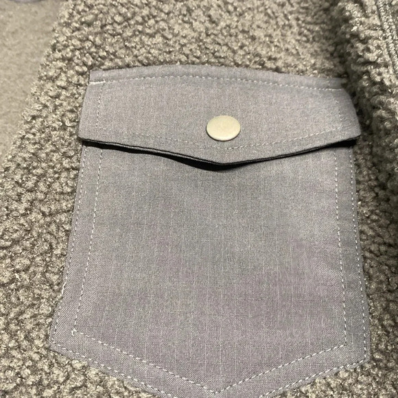Good fellow & Co. Gray polar Fleece With Snaps Size L - Picture 8 of 8